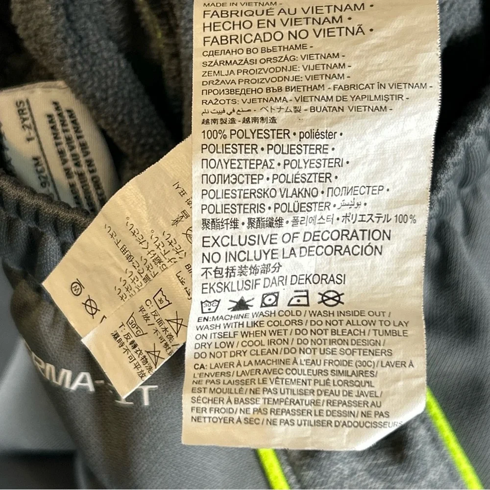 Nike Therma Fit Track Suit Hoodie & Pants Set‎ Toddlers 2T Gray